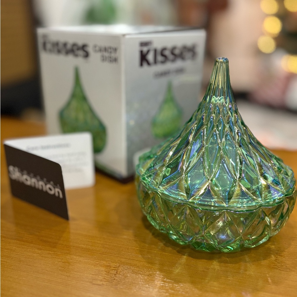 Hersheys Kisses Crystal Candy Dish